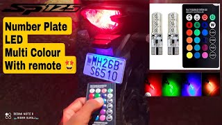 Honda Sp125 bs6😍 modified LED light  SP125 Bs6 upgrade Light sp125  Honda Sp 125 bs6 Modification [upl. by Howes]