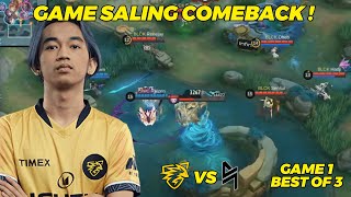 SALING COMEBACK  ONIC PH vs BLACKLIST INTERNATIONAL  Game 1  KBreakdown [upl. by Rambert]