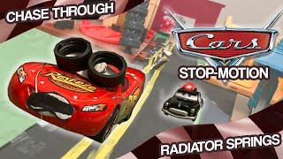 Disney Pixar Cars  Chase Through Radiator Springs REMAKE [upl. by Dlorrej]