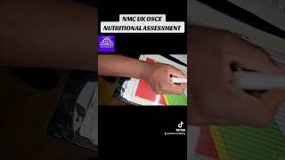 NMC UK OSCE Nutritional ASSESSMENT [upl. by Rosenbaum52]