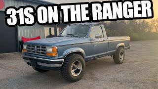 THE RANGER LIVES New transmission and tires on my 4x4 Ford Ranger [upl. by Yhtur]