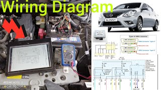 How To Read wiring Diagram Nissan Sunny 2017 IPDM  AC amp EPS Module wiring Diagram Free App Carmin [upl. by Gniliem]