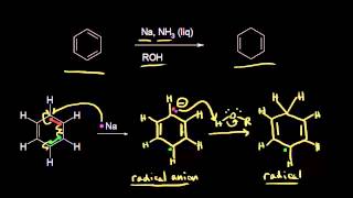 Birch reduction I  Aromatic Compounds  Organic chemistry  Khan Academy [upl. by Reade]