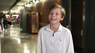 Mason Ramsey GRAMMY Rehearsals Interview  2020 GRAMMYs [upl. by Linker385]