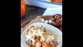 Sweet Potato Casserole with Marshmallows and Streusel [upl. by Ottinger]