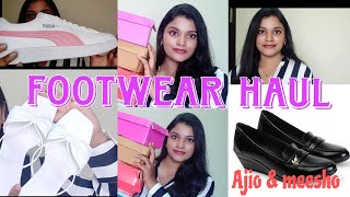 Footwear haul ajio meesho ajiohaul meeshohaul [upl. by Dee]