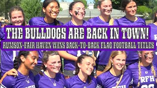 RumsonFair Haven 37 Neptune 18  Shore Girls Flag Football Championship  RFH Goes BacktoBack [upl. by Chatav]