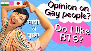 Do I like BTS What do I think about Gay people mayosepoocho  Mayo Japan [upl. by Sanborn]