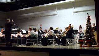 Menominee High School Band CHRISTMAS CONCERT 12132012  JOY TO THE WORLD [upl. by Malarkey345]