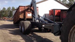 miniBOOSTER Hydraulics  Hook lift trailer  Mobile application [upl. by Aynatal]