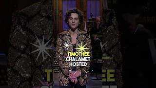 Timothée Chalamets Charm Shines on SNL Celebrating End of SAG Strike [upl. by Revert]