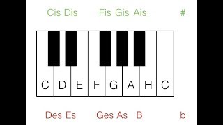 Noten Tonleiter Intervall  Harmonielehre Teil 1 [upl. by Ranchod]