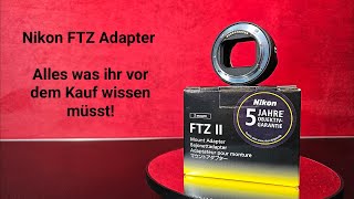 Nikon FTZ Bajonettadapter [upl. by Thalia]