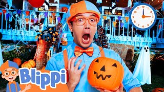 🎃 Blippis Halloween Countdown Song 👻  Spooky Fun Songs for Kids 🎶🕸️ Blippi Kids Songs [upl. by Ainavi]