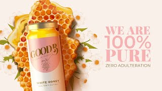 100 Raw and Pure Honey is made by bees and packed by GOODB  NMR Certified [upl. by Bellina]