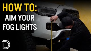 How to Aim Your Fog Lights  Elite Series Fogs from Diode Dynamics [upl. by Analart]