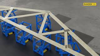 Truss System NT amp Lap Laser Roof Truss production [upl. by Latsyrhc]