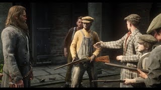 Red Dead Redemption 2 – Arthur es robado por unos críos callejeros [upl. by Nnel]