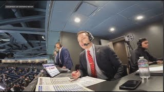 Ontario Reign announcer living local dream [upl. by Emaj]