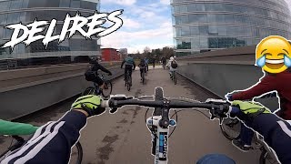 RASSEMBLEMENT VTT URBAIN  DELIRES ESCALIERS FAILS [upl. by Reppep628]