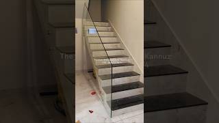 GLASS HANDRAIL installation at Elayavoor Kannur handrail glasshandrail [upl. by Kirt875]