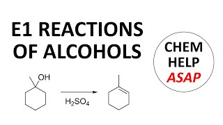 E1 reactions on alcohols [upl. by Selinda407]