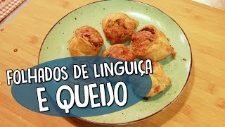 Folhados de linguica e queijo [upl. by Seavey]