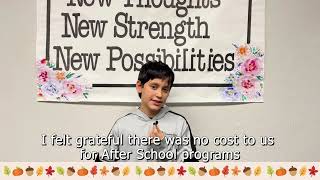 Practicing Gratitude at CBMS [upl. by Labanna]