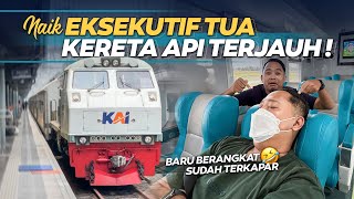 Rp 775000 NAIK EKSEKUTIF TUA KERETA API TERJAUH SE INDONESIA‼️Trip Blambangan Ekspres PSE  KTG 1 [upl. by Micah]