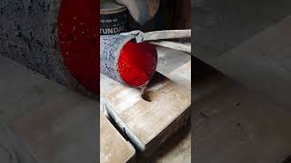 shotes Extremely Hot Molten Metal  Unseen World Of Metal Casting smelting [upl. by Ephram355]