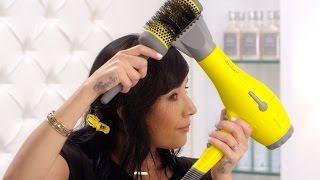 Drybar Pint Brushes How to blow dry with a round brush [upl. by Perlman]