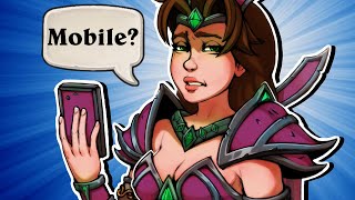 Battlegrounds On Mobile😒 Hearthstone Battlegrounds 1  REUPLOAD [upl. by Barkley874]