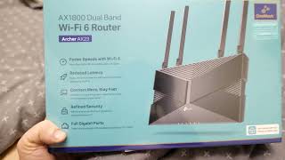 TP Link WiFi Router Archer AX23 box  video [upl. by Platt]