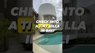 Check out this Tiny Villa in Bali Canggu balivillas canggu balitravelvlog [upl. by Lurlene]