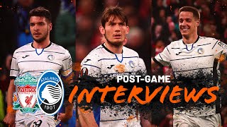 UEL andata QF  LiverpoolAtalanta 03  Le interviste a Djimsiti De Roon e Pašalić  EN SUBs [upl. by Enoob634]