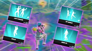 Fortnite Montage  quotROLLIE x LAST FOREVER x MY WORLD x WAKE UPquot AYO amp TEO EMOTES [upl. by Brana10]