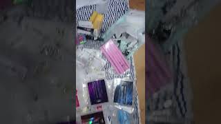 nails nail supply haul from shein and Temu haul [upl. by Trelu]