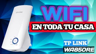 Como Instalar Repetidor Extender Wifi TP LINK con WPS How to Install Repeater Extender Wifi Setup [upl. by Marney970]