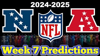 NFL Week 7 Game Predictions 2024 Predicting Every Matchup [upl. by Kcinom]