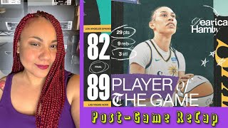 Spark Up Los Angeles Sparks vs Las Vegas Aces recap 51824 [upl. by Sparrow619]