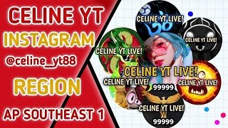 AGARIO LIVE STREAMING SUPPORTED ME BY USING CELINE YT LIVE FOR FEED  AP SOUTHEAST 1 ROAD 5K [upl. by Nahtanoy]