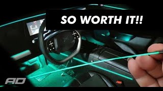 This Is the BEST Interior Ambient Lighting Kit for your Car Not Clickbait [upl. by Vedi]