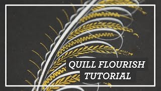 Feather Flourish  TUTORIALS amp DRILLS [upl. by Ekrub463]