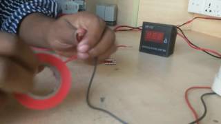 How To Digital Ammeter Connect [upl. by Annahahs]