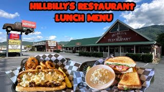 Hillbillys Restaurant Lunch Menu Review  Wears Valley TN [upl. by Roach]