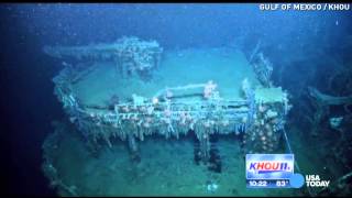 Video shows sunken Nazi ship in Gulf of Mexico [upl. by Baldwin]