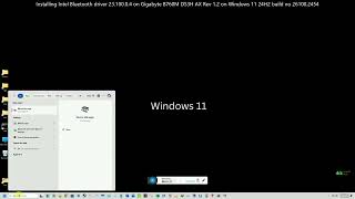 Intel Bluetooth driver 2310004 on Windows1124H2261002454GBB760MDS3HAXrev12 [upl. by Nairret]