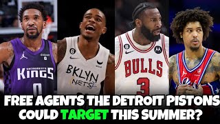 Unrestricted Free Agents The Detroit Pistons Could Target This Summer [upl. by Gaultiero]