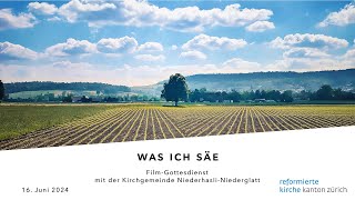 «Was ich säe» – ein Filmgottesdienst aus Niederhasli–Niederglatt [upl. by Moody]