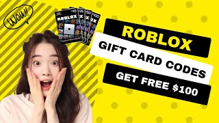 Unused Roblox FREE Gift Card CODE 2024 – New Method [upl. by Katuscha]